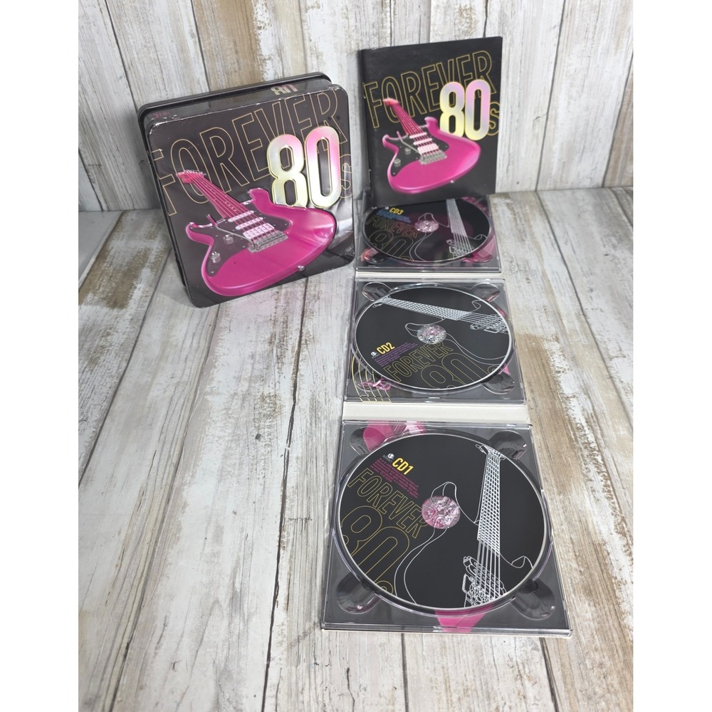Forever 80s 3 CD Box Set Collector Metal Tin Madacy Entertainment 30 Hits 2006